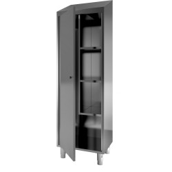 ARMOIRE HAUTE INOX, TOIT PENTE, F-TP-AB.5F L2G