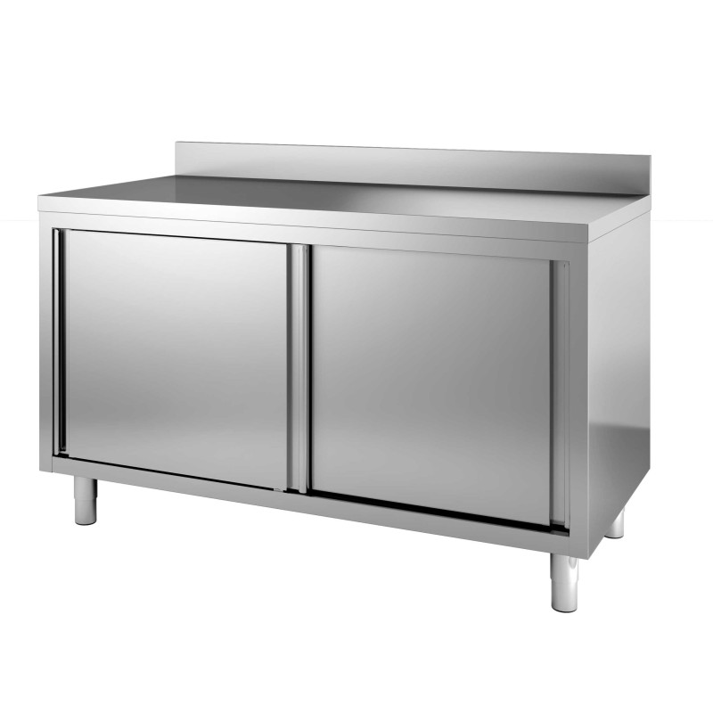 MEUBLE BAS INOX ADOSSE, P. COULISSANTES F-TVA.10AFLX L2G MEUBLE BAS INOX ADOSSE, P. COULISSANTES F-TVA.10AFLX L2G