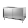 MEUBLE BAS INOX CENTRAL, P. COULISSANTES  F-TVA.10FLX L2G