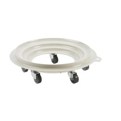 SOCLE ROND EN ABS AVEC 5 ROULETTES D.50 MM G170214 L2G