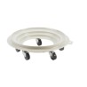SOCLE ROND EN ABS AVEC 5 ROULETTES D.50 MM G170214 L2G