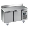 DESSERTE REFRIGEREE INOX AVEC DOSSERET 100X20 MM,  GN2200TN L2G