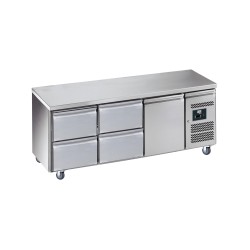 DESSERTE REFRIGEREE INOX CENTRALE, -2/+8°C, R600A GN3140TN L2G