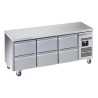 DESSERTE REFRIGEREE INOX CENTRALE, -2/+8°C, R600A GN3160TN L2G