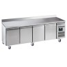 DESSERTE REFRIGEREE INOX DOSSERET 100X20MM -2/+8°C GN4200TN L2G