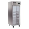 ARMOIRE REFRIGEREE INOX, 1 PORTE VITREE, -18/-22°C GN650BTG L2G
