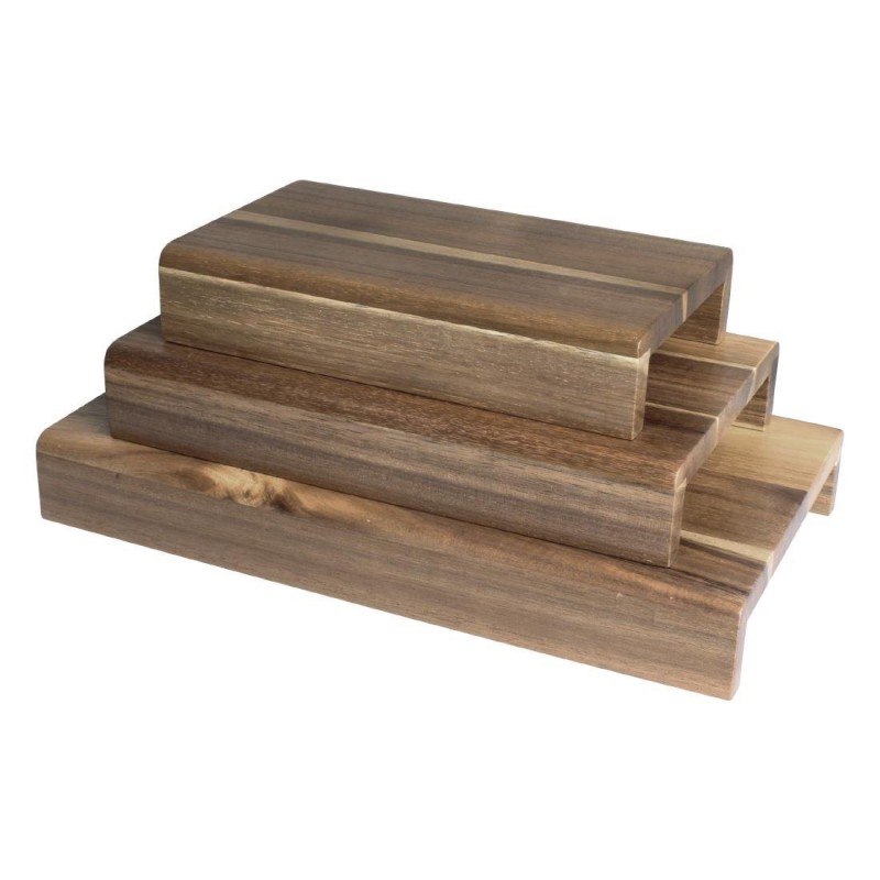Rehausses en bois d'acacia FSC Olympia (lot de 3) CP697 Olympia Rehausses en bois d'acacia FSC Olympia (lot de 3) CP697 Olympia
