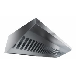 HOTTE MURALE BIZEAUTEE, 2 FILTRES, 1000M3/H AVEC HMB1009045 L2G