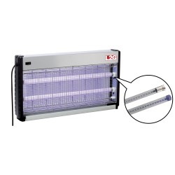 EXTERMINATEUR D'INSECTES AVEC 2 TUBES LED 2X9 W IC40L L2G