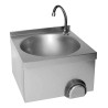 LAVE-MAINS INOX CUVE RONDE, DOSSERET 30 MM IP0067 L2G