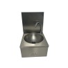 LAVE-MAINS INOX 304, CUVE RONDE, DOSSERET AMOVIBLE IP0082AL L2G