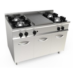 PLAQUE COUP DE FEU 4.5KW + FEUX GAZ: 2X4.5+2X7.5KW L7-KTPG6BC.2M2G L2G