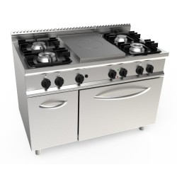 PLAQUE COUP DE FEU 4.5KW + FEUX GAZ: 2X4.5+2X7.5KW L7-KTPG6LE.2M2G L2G