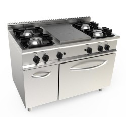PLAQUE COUP DE FEU 4.5KW + FEUX GAZ: 2X4.5+2X7.5KW L7-KTPG6LN.2M2G L2G