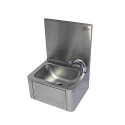 LAVE-MAINS INOX ADOSSE AVEC ROBINET ELECTRONIQUE LMDE L2G