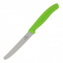 Couteau à tomate lame dentée Victorinox vert 11cm CP843 Victorinox
