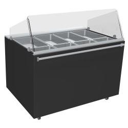 MEUBLE OUVERT BAIN-MARIE CHAUFFANT A EAU 90°C MBM08TRAD L2G