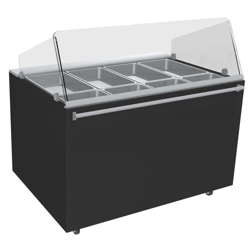 MEUBLE OUVERT BAIN-MARIE CHAUFFANT A EAU 90°C MBM08TRAD L2G