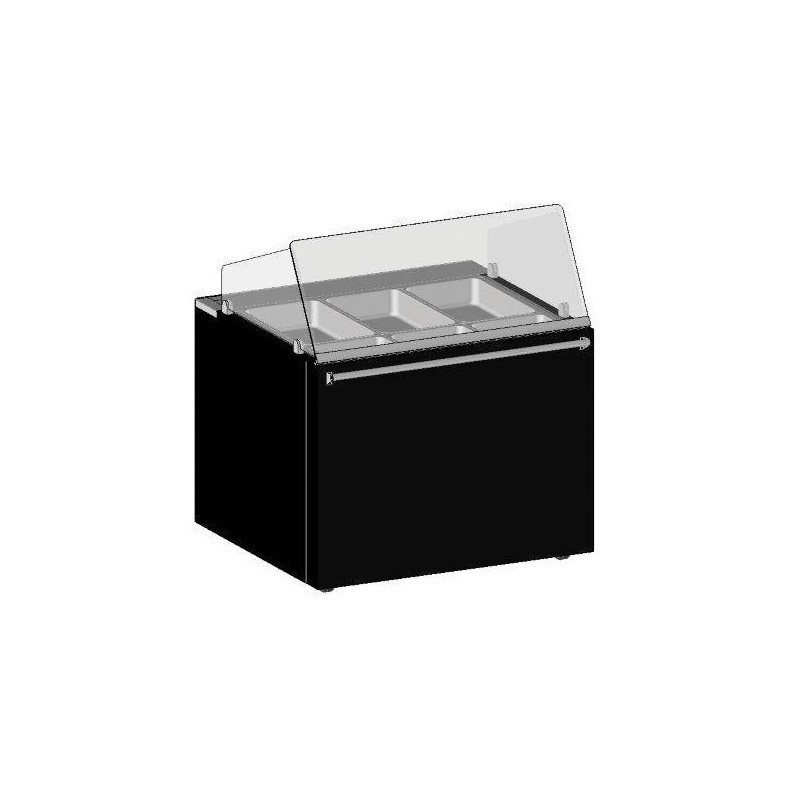 MEUBLE OUVERT BAIN-MARIE CHAUFFANT A EAU 90°C MBM11TRAD L2G