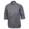 Veste de cuisine mixte Chef Works grise M A934-M Chef Works