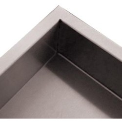 OPTION DOSSERET LATERAL INOX 100X20 MM POUR TABLES MDOSS-LAT L2G