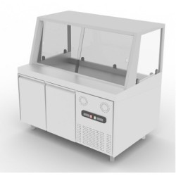 MEUBLE ECAILLER TYPE VITRINE REFRIGEREE, SERVICE MECTV-1500 L2G