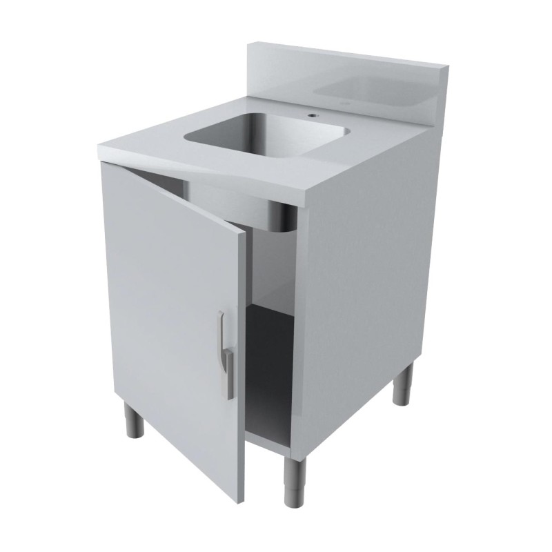 MEUBLE LAVE-MAINS + DOSSERET 150X50MM MLMA67-PBL L2G MEUBLE LAVE-MAINS + DOSSERET 150X50MM MLMA67-PBL L2G