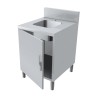 MEUBLE LAVE-MAINS + DOSSERET 150X50MM MLMA67-PBL L2G