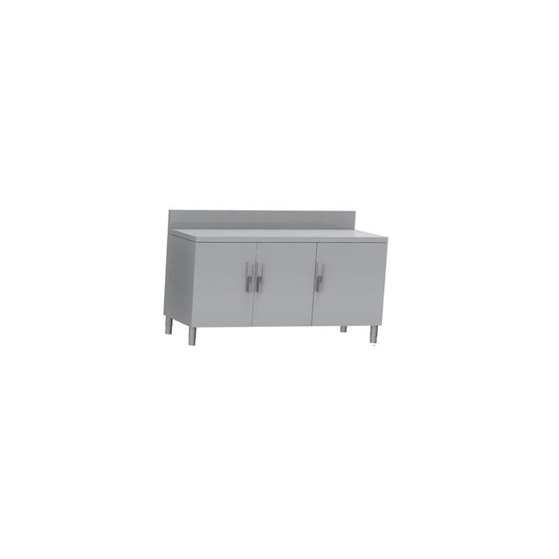MEUBLE NEUTRE DESSUS INOX 304, 3 PORTES BATTANTES MNIA167-PBL L2G MEUBLE NEUTRE DESSUS INOX 304, 3 PORTES BATTANTES MNIA167-PBL L2G