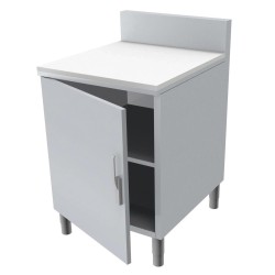 MEUBLE NEUTRE ADOSSE 150X50 MM, 2P. BATTANTES MNPA107-PBL L2G