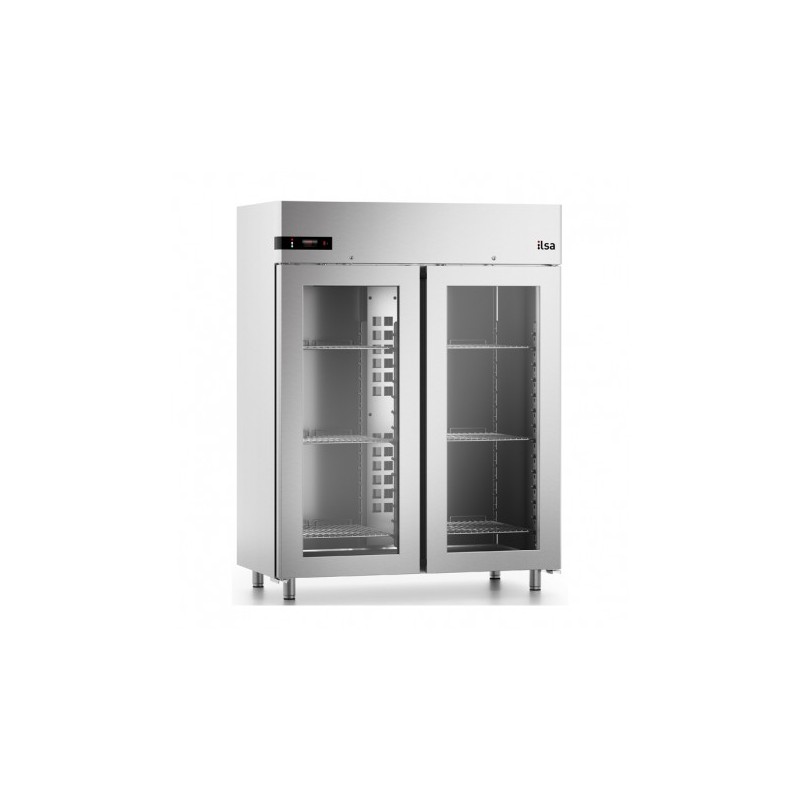 ARMOIRE RÉFRIGÉRÉE NEOS 1400 L - 2 PORTES VITRÉES - NÉGATIVE -20/-10°C AG142NV FURNOTEL