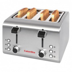 Grille-pain inox Caterlite 4 tranches CP929 Caterlite