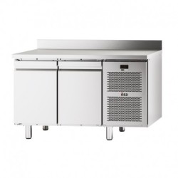 TABLE RÉFRIGÉRÉE NEOS GN 1/1 - 2 PORTES PLEINES - AVEC DOSSERET - NÉGATIVE -20/-10°C TGA72N FURNOTEL