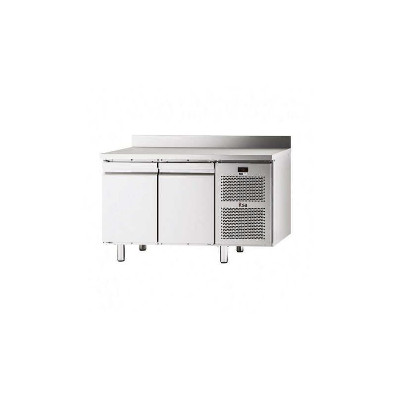 TABLE RÉFRIGÉRÉE NEOS GN 1/1 - 2 PORTES PLEINES - AVEC DOSSERET - NÉGATIVE -20/-10°C TGA72N FURNOTEL