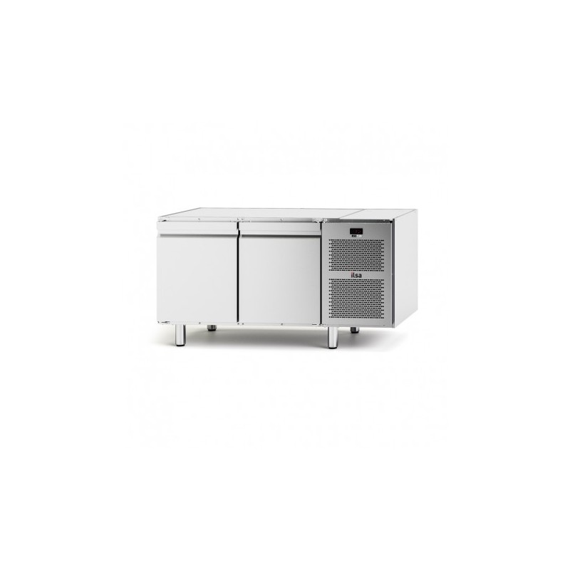 TABLE RÉFRIGÉRÉE NEOS GN 1/1 - 2 PORTES PLEINES - SANS DESSUS - NÉGATIVE -20/-10°C TGS72N FURNOTEL