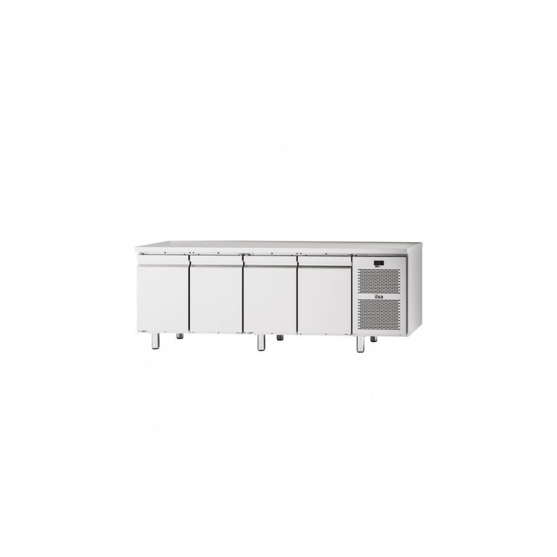 TABLE RÉFRIGÉRÉE NEOS GN 1/1 - 4 PORTES PLEINES - SANS DOSSERET - NÉGATIVE -20/-10°C TGP74N FURNOTEL