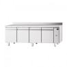 TABLE RÉFRIGÉRÉE NEOS GN 1/1 - 4 PORTES PLEINES - AVEC DOSSERET - NÉGATIVE -20/-10°C TGA74NSG FURNOTEL
