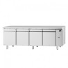 TABLE RÉFRIGÉRÉE NEOS GN 1/1 - 4 PORTES PLEINES - SANS DESSUS - NÉGATIVE -20/-10°C TGS74NSG FURNOTEL