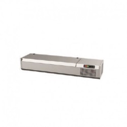 VITRINE À POSER LONG. 2000 MM PROF 380 MM AVEC COUVERCLE VP2038C FURNOTEL