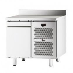 TABLE RÉFRIGÉRÉE PÂTISSIÈRE NEOS - 1 PORTE PLEINE - AVEC DOSSERET - NÉGATIVE -20°/-10°C TPA81N FURNOTEL