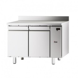 TABLE RÉFRIGÉRÉE PÂTISSIÈRE NEOS - 2 PORTES PLEINES - AVEC DOSSERET - NÉGATIVE -20/-10°C- SANS GROUPE TPA82NSG FURNOTEL