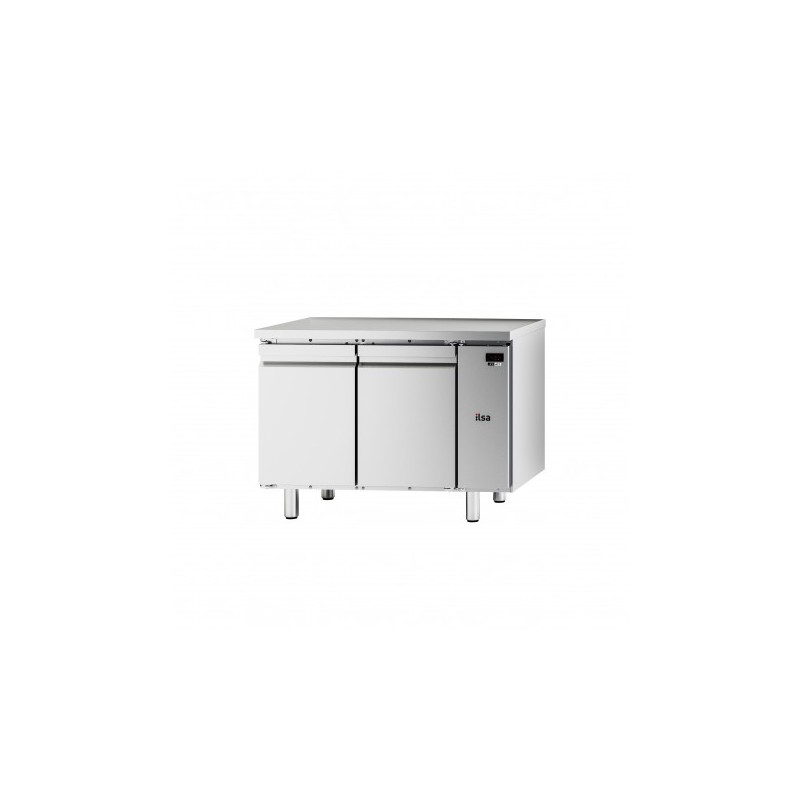 TABLE RÉFRIGÉRÉE PÂTISSIÈRE NEOS - 2 PORTES PLEINES - SANS DOSSERET - NÉGATIVE -20/-10°C- SANS GROUPE TPP82NSG FURNOTEL