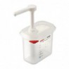 Distributeur de sauce Araven GN 1/9 transparent 1.5L CR821 Araven