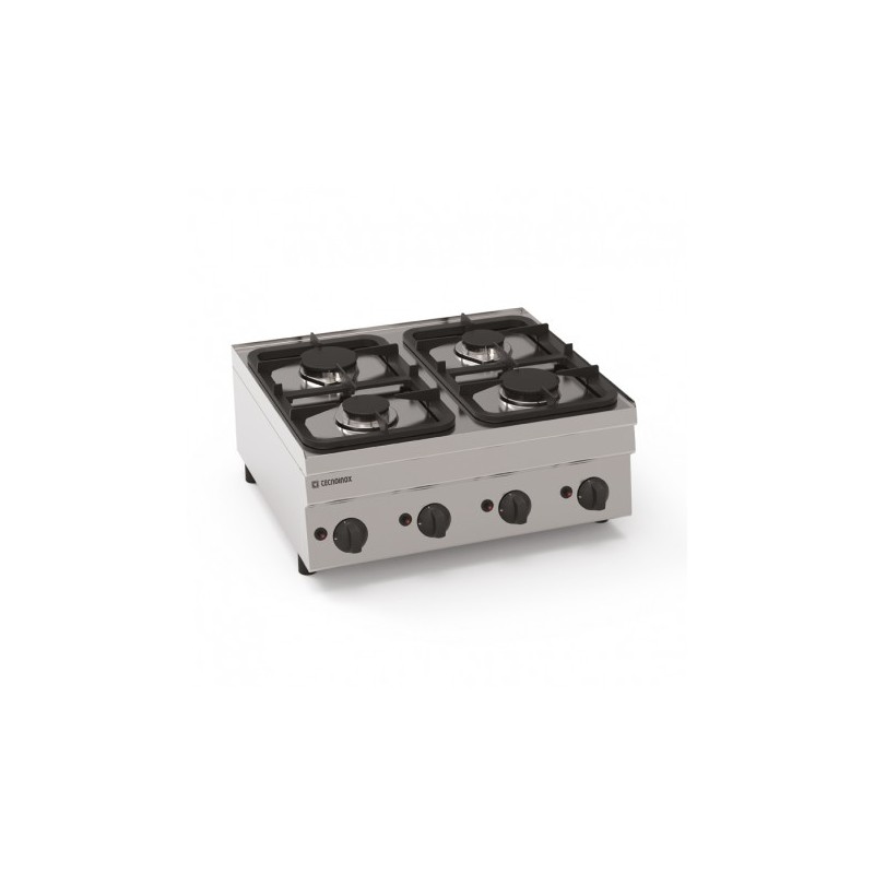 PLAQUE DE CUISSON TOP 4 FEUX VIFS GAZ - GAMME 600 PC70G6 FURNOTEL PLAQUE DE CUISSON TOP 4 FEUX VIFS GAZ - GAMME 600 PC70G6 FURNOTEL
