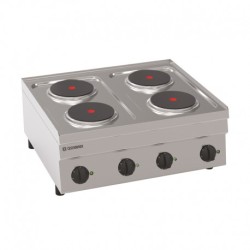 ELEMENT TOP 4 PLAQUES ÉLECTRIQUES - GAMME 600 PC70E60 FURNOTEL