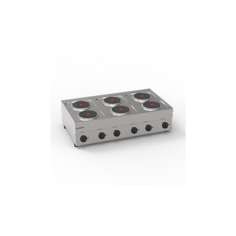 ELEMENT TOP 6 PLAQUES ÉLECTRIQUES - GAMME 600 PC105E60 FURNOTEL