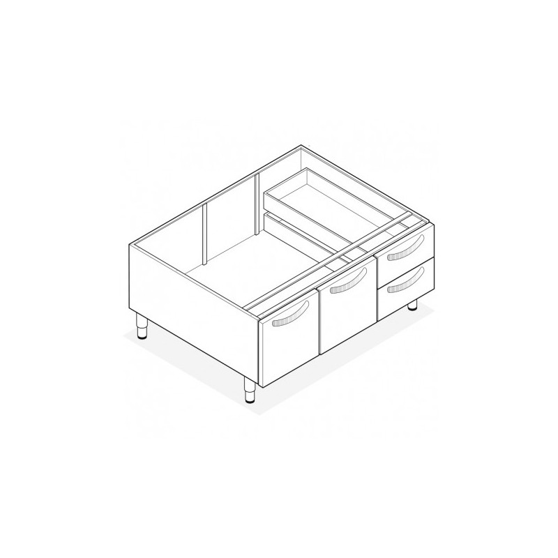 PLACARD 2 PORTES 2 TIROIRS - GAMME 600 VNC1050 FURNOTEL PLACARD 2 PORTES 2 TIROIRS - GAMME 600 VNC1050 FURNOTEL