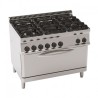 FOURNEAU 6 FEUX SUR FOUR ÉLEC EXTRA LARGE PFX105G7 FURNOTEL