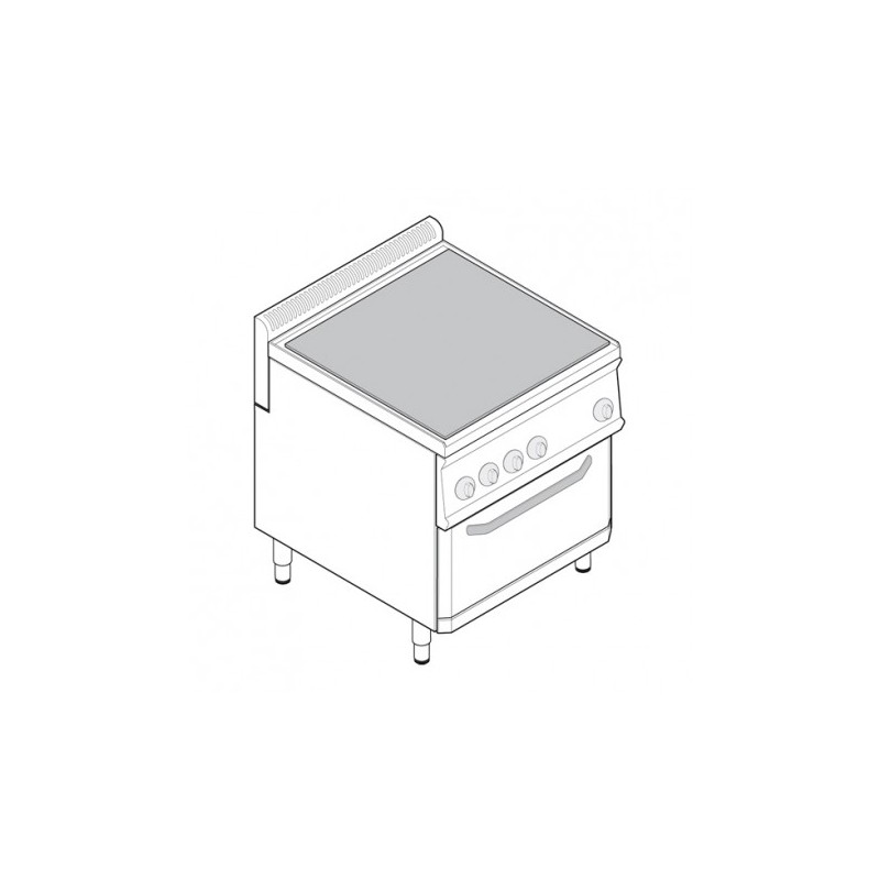 FOURNEAU PLAQUE DE MIJOTAGE ELEC. / FOUR GN 1/1 PPF70V7 FURNOTEL
