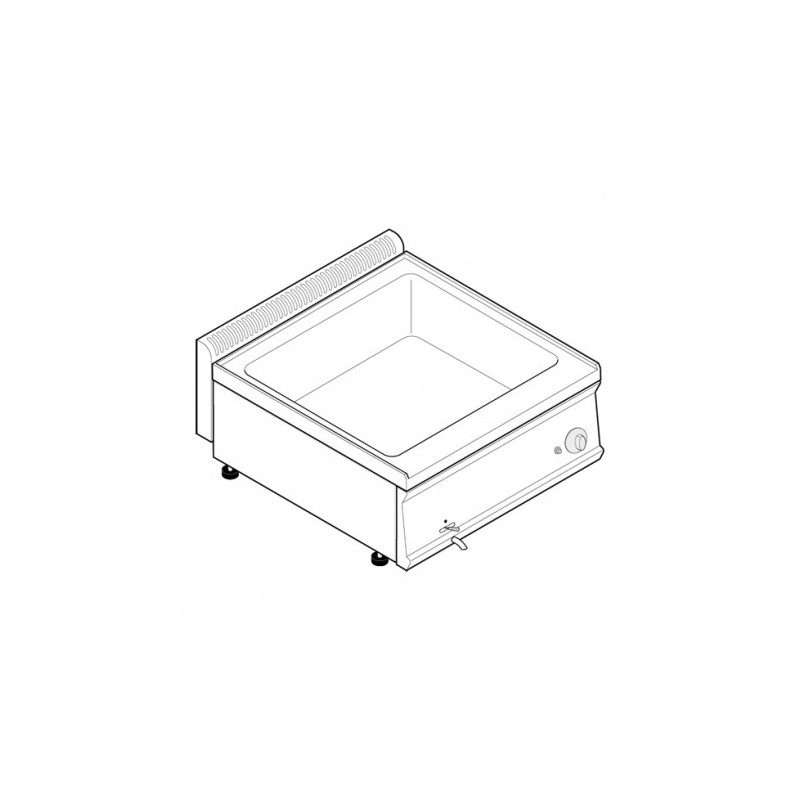 BAIN MARIE GN2/1 - GAZ BM70G7 FURNOTEL